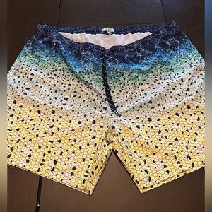 Ocean + Coast Patterned Swim Trunks